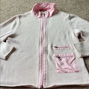 Funsport Pink Zip-Up sweater size XL
